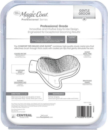 Magic Coat Professional Series Gentle Groom Comfort Tips Deluxe Love Glove