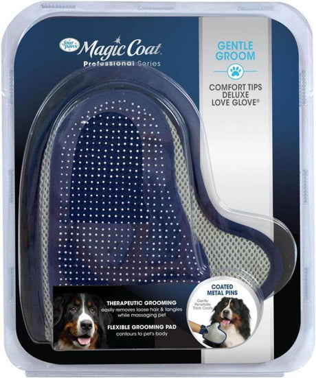 Magic Coat Professional Series Gentle Groom Comfort Tips Deluxe Love Glove - PetMountain.com