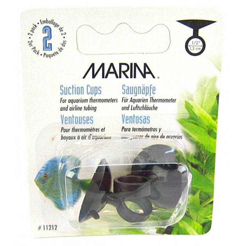 Marina Thermometer and Airline Suction Cups Black