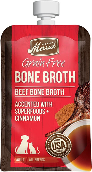 Merrick Grain Free Bone Broth Beef Recipe - PetMountain.com