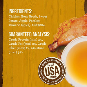 84 oz (12 x 7 oz) Merrick Grain Free Bone Broth Chicken Recipe