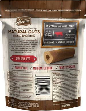 3 count Merrick Natural Cut Beef Chew Treats Large