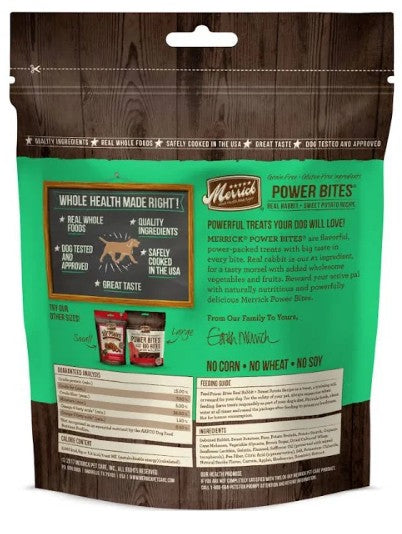 Merrick Grain Free and Gluten Free Dog Treats with Real Rabbit and Sweet Potato - PetMountain.com