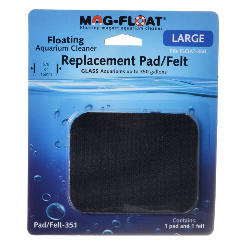 Large - 8 count Mag Float Replacement Pad and Felt for Glass Aquariums