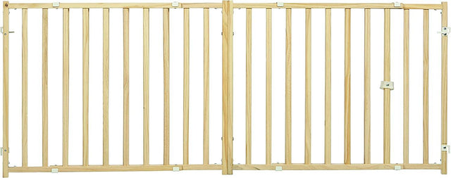 MidWest Extra Wide Swing Through Wood Gate 24" Tall - PetMountain.com