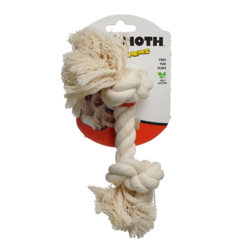 Mammoth Pet Flossy Chews White Rope Bone - PetMountain.com