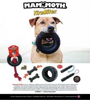 1 count Mammoth TireBiter II Paw Retriver with Rope
