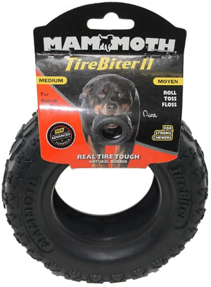 Medium - 1 count Mammoth Pet Tire Biter II Dog Toy
