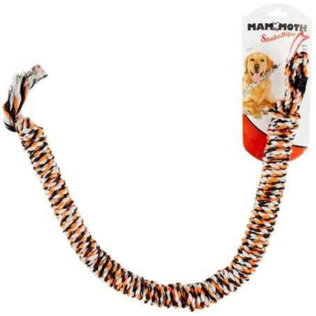 Mammoth Snake Biter Rope Tug Dog Toy Medium - PetMountain.com
