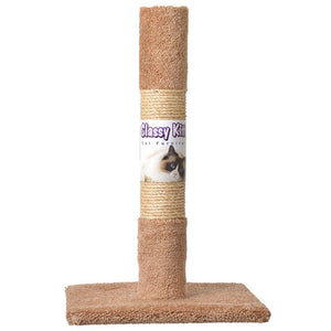 North American Classy Kitty Decorator Cat Scratching Post Carpet and Sisal Assorted Colors - PetMountain.com