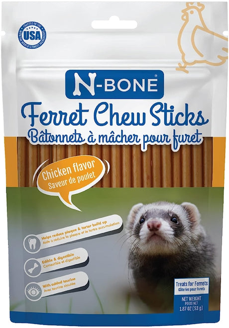 N-Bone Ferret Chew Chew Sticks Chicken Flavor - PetMountain.com