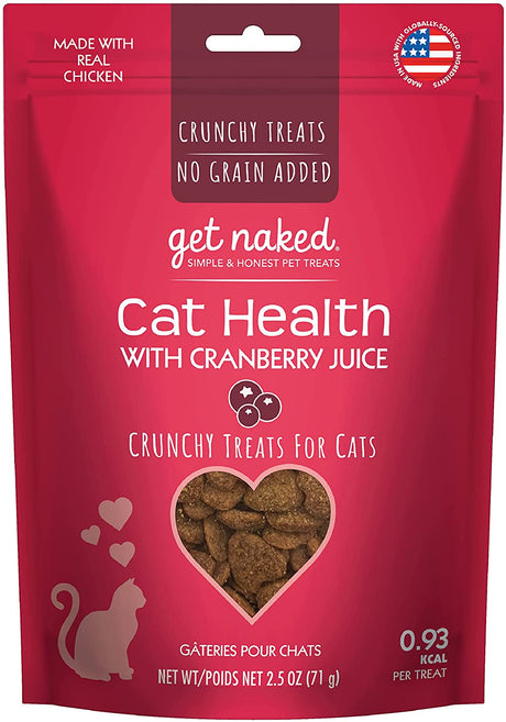2.5 oz Get Naked Urinary Health Natural Cat Treats