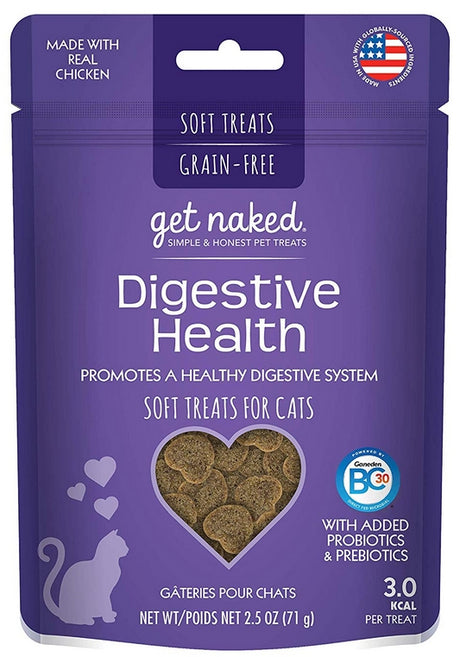 2.5 oz Get Naked Digestive Health Natural Cat Treats