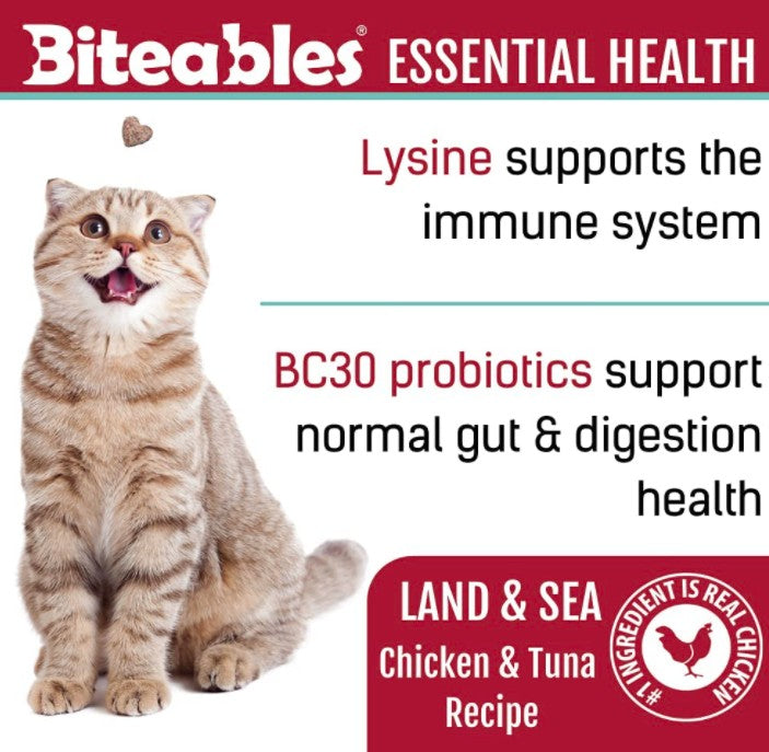 Get Naked Essential Health Biteables Soft Cat Treats Land and Sea Flavor - PetMountain.com
