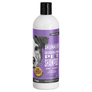 16 oz Nilodor Tough Stuff Skunked! Deodorizing Shampoo for Dogs