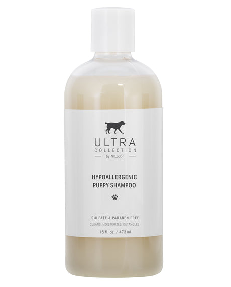 48 oz (3 x 16 oz) Nilodor Ultra Collection Hypoallergenic Puppy Shampoo