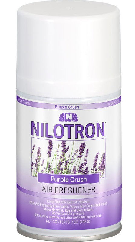 70 oz (10 x 7 oz) Nilodor Nilotron Deodorizing Air Freshener Lavender Purple Crush Scent