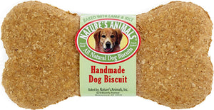 Natures Animals Dog Bone Biscuits Lamb and Rice - PetMountain.com