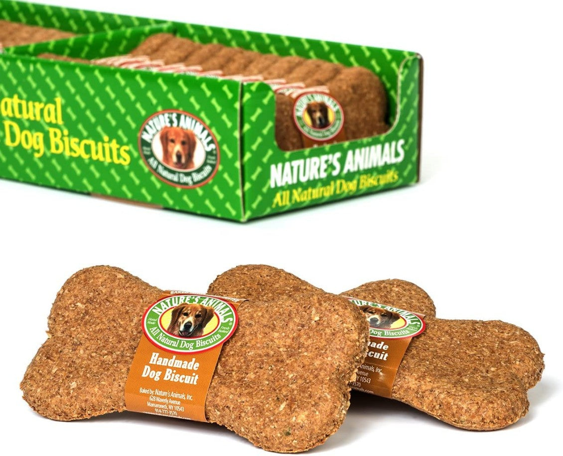 Natures Animals Dog Bone Biscuits Peanut Butter - PetMountain.com