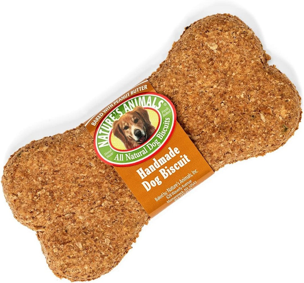 96 count (4 x 24 ct) Natures Animals Dog Bone Biscuits Peanut Butter