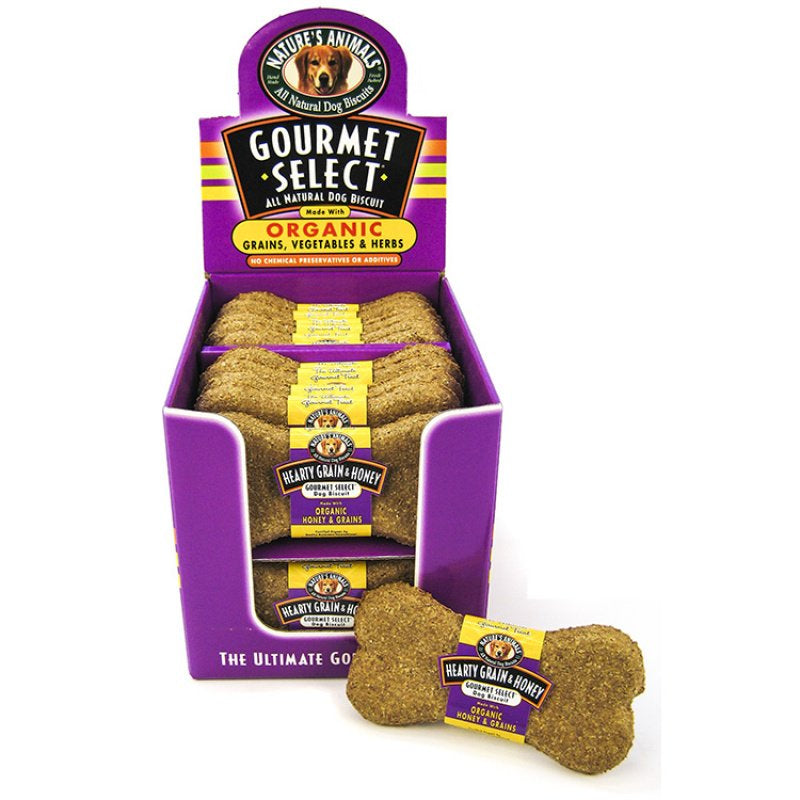 Natures Animals Gourmet Select Biscuits Hearty Grain and Honey - PetMountain.com