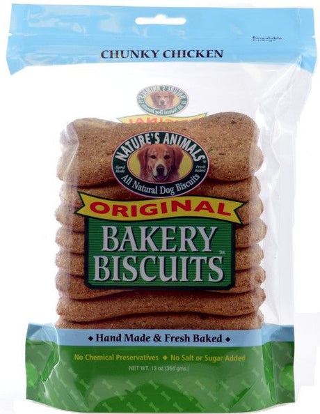 13 oz Natures Animals Original Bakery Biscuits Chunky Chicken