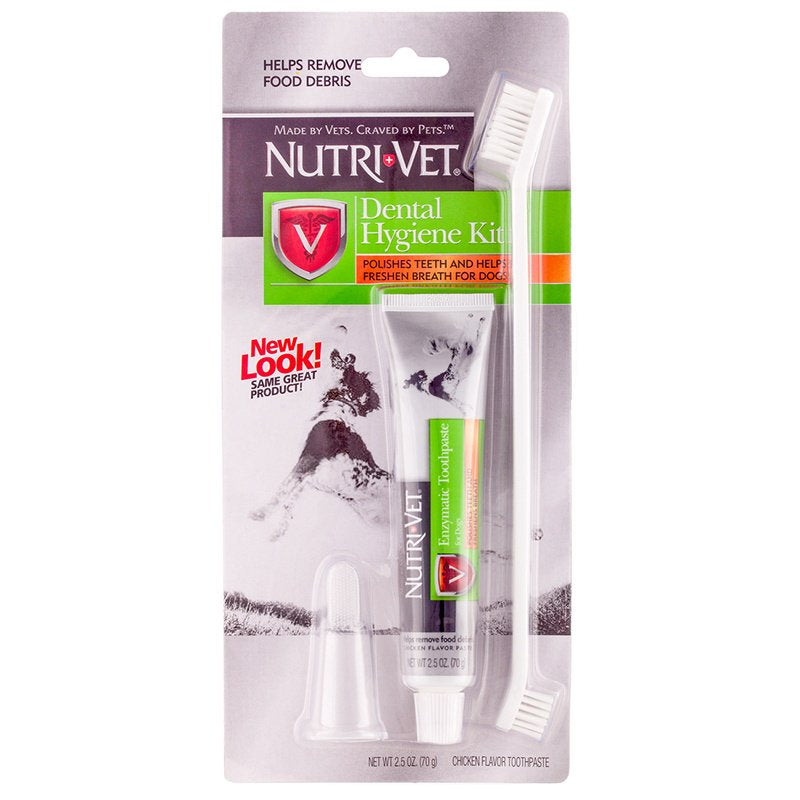 Nutri-Vet Dental Hygiene Kit for Dogs - PetMountain.com