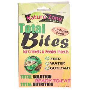 16 oz (8 x 2 oz) Nature Zone Total Bites for Crickets and Feeder Insects