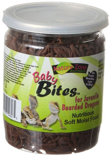 6 oz Nature Zone Baby Bites for Juvenile Bearded Dragons