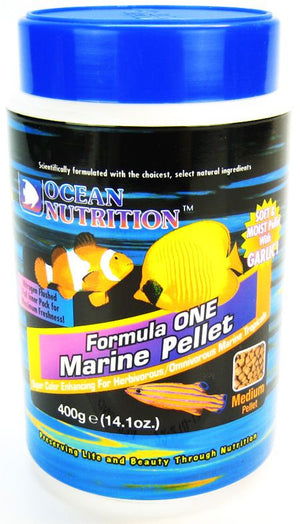 14.1 oz Ocean Nutrition Formula ONE Marine Pellets Medium