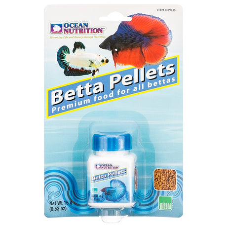 1.59 oz (3 x 0.53 oz) Ocean Nutrition Betta Pellets