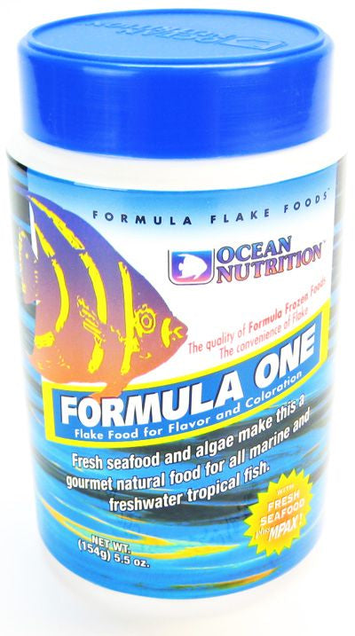 26.5 oz (5 x 5.3 oz) Ocean Nutrition Formula One Flakes for All Tropical Fish
