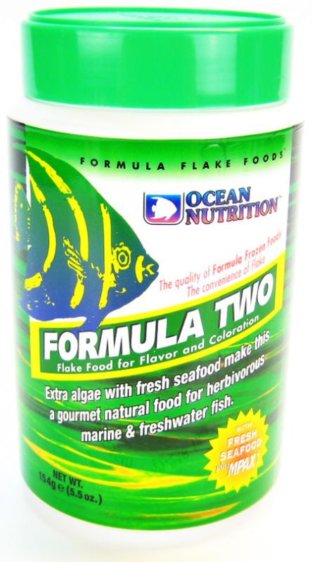5.5 oz Ocean Nutrition Formula Two Flakes for All Tropical Fish