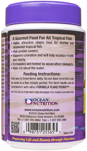 27.5 oz (5 x 5.5 oz) Ocean Nutrition Prime Reef Flakes