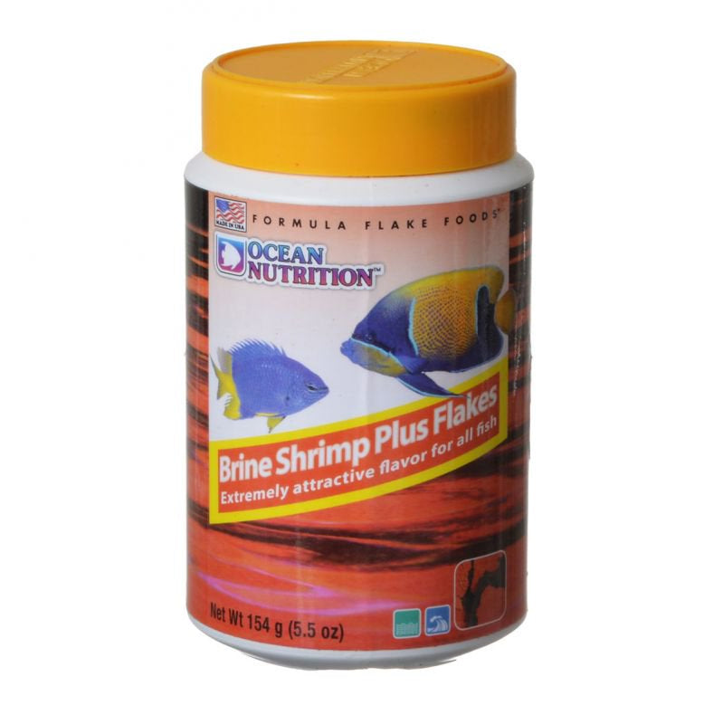 26.5 oz (5 x 5.3 oz) Ocean Nutrition Brine Shrimp Plus Flakes