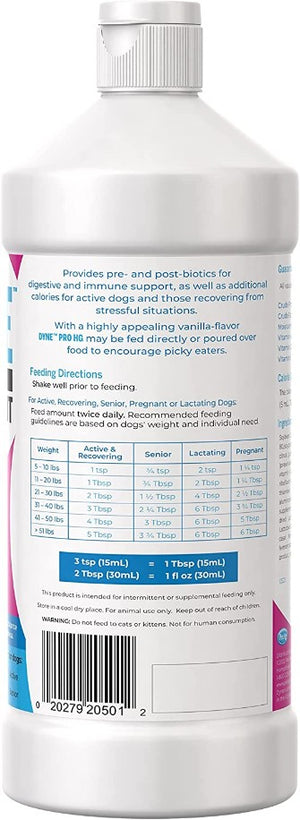 32 oz PetAg Dyne PRO HG Healthy Gut Supplement for Dogs