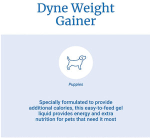 1 gallon PetAg Dyne High Calorie Liquid Nutritional Supplement for Dogs and Puppies