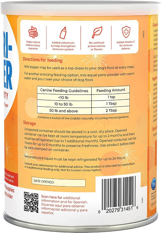 Petag Nutri-Mixer Immunity Milk-Based Topper for Dogs and Puppies - PetMountain.com