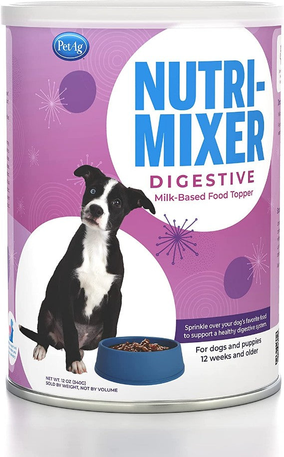 PetAg Nutri-Mixer Digestion Milk-Based Topper for Dogs and Puppies - PetMountain.com