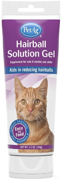 PetAg Hairball Solution Gel for Cats - PetMountain.com