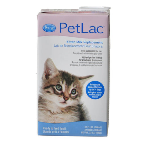 96 oz (3 x 32 oz) PetAg PetLac Kitten Milk Replacement Liquid