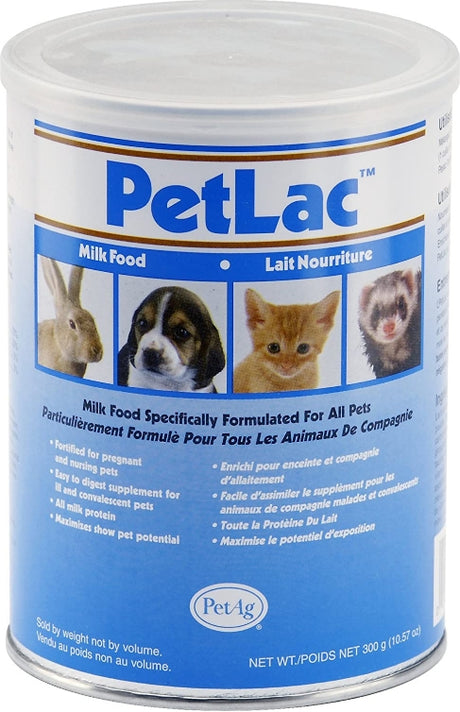 900 g (3 x 300 g) PetAg PetLac Milk Food Milk Powder For All Pets