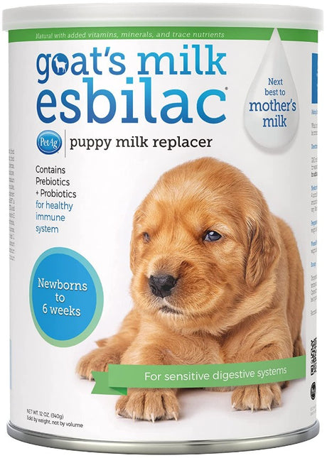 12 oz PetAg Goats Milk Esbilac Puppy Milk Replacer for Puppies with Sensitive Digestive Systems