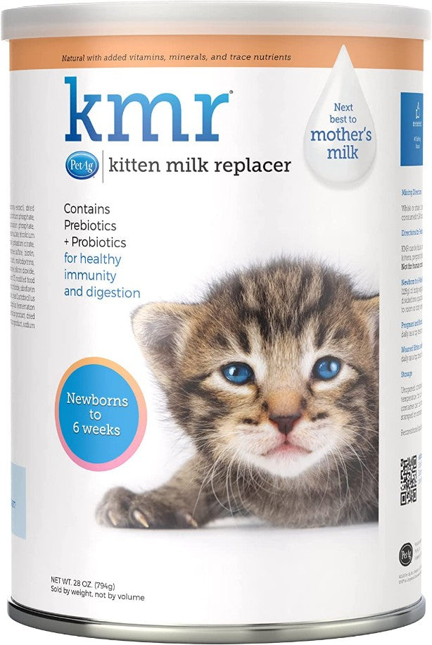 24 oz (2 x 12 oz) PetAg KMR Kitten Milk Replacer Powder