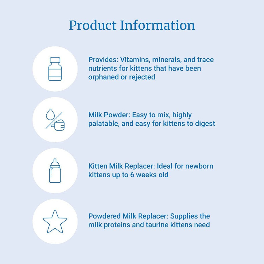 12 oz PetAg KMR Kitten Milk Replacer Powder