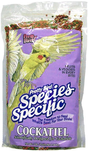 12 lb (4 x 3 lb) Pretty Pets Species Specific Cockatiel Food