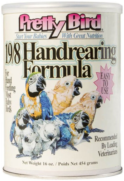 96 oz (6 x 16 oz) Pretty Pets 19/8 Handrearing Baby Bird Formula