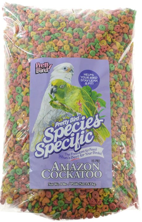 8 lb Pretty Pets Bird Species Specific Hi Pro Amazon Cockatoo