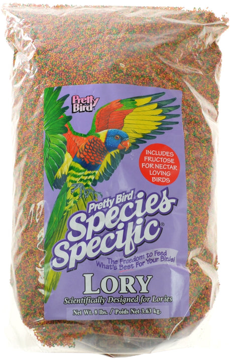 8 lb Pretty Pets Species Specific Lory Food