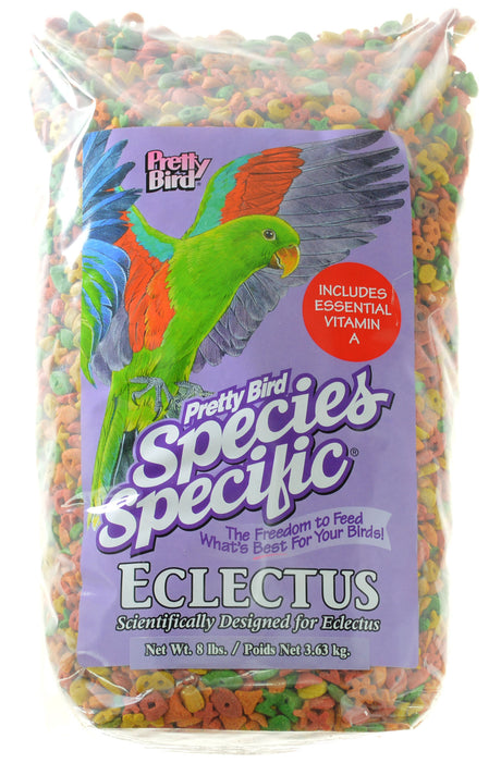 8 lb Pretty Pets Species Specific Eclectus Food